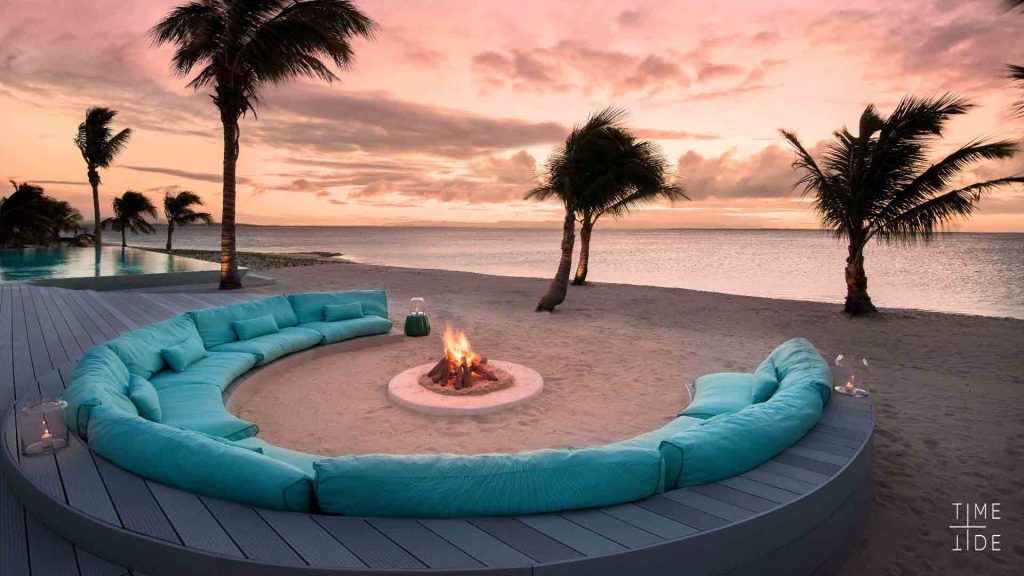 Beach campfire at Miavana, one of the best resorts in Madagascar