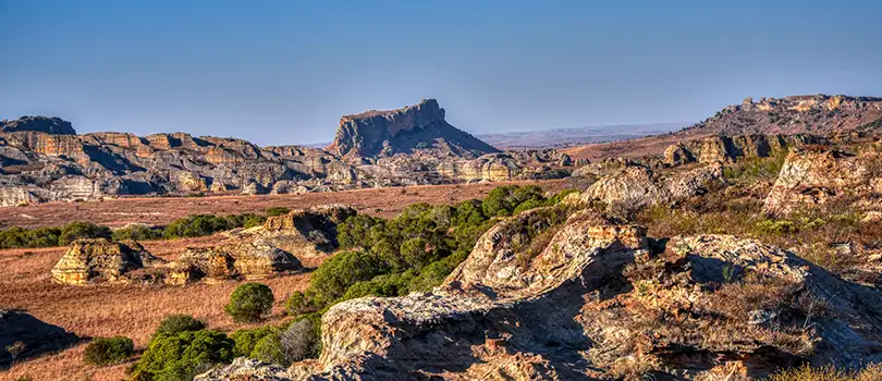 Isalo national park valley