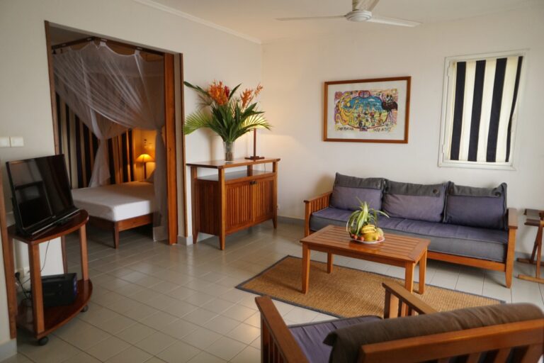 Hotel room interior at the Hotel Allamanda