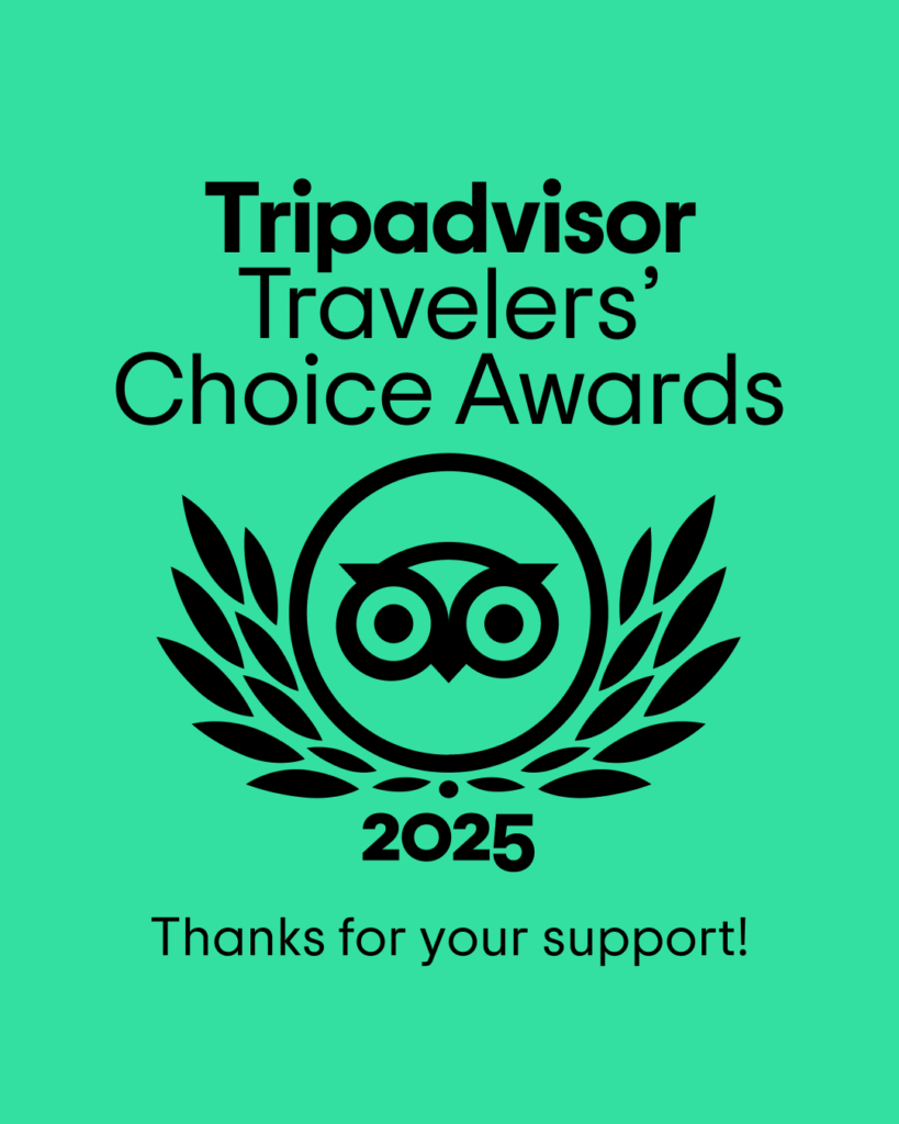 TripAdvisor Traveler's Choice Awards 2025 winner badge