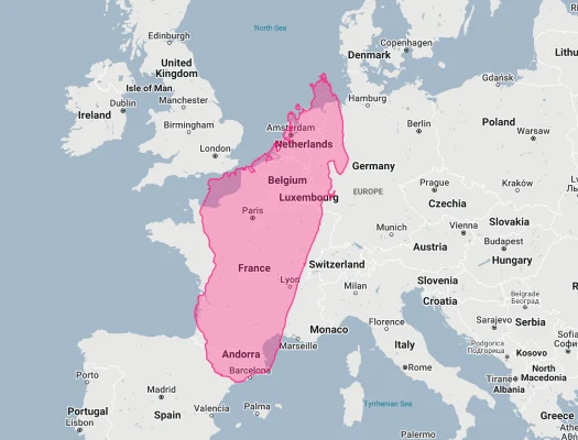 Planning a trip to Madagascar? This map of Madagascar overlaid over France shows just how big it is